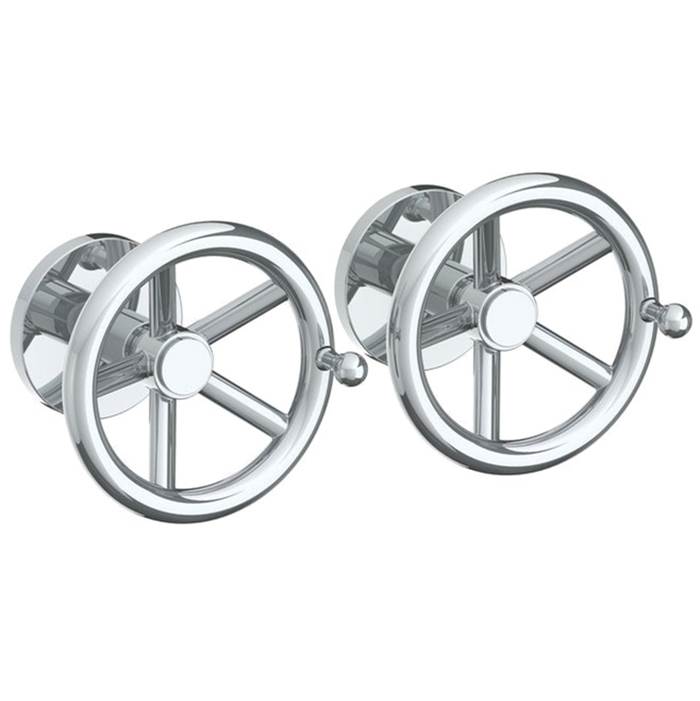 Watermark 31-WTR2-BKA1 Brooklyn Wall Mounted 2-Valve Shower Trim