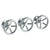 Watermark 31-WTR3-BK Brooklyn Wall Mounted 3-Valve Shower Trim