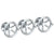 Watermark 31-WTR3-BKA1 Brooklyn Wall Mounted 3-Valve Shower Trim
