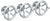 Watermark 31-WTR3-BKA1 Brooklyn Wall Mounted 3-Valve Shower Trim