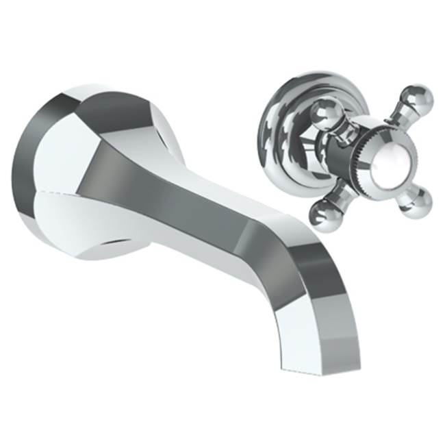 Watermark 312-1.2-V Gramercy Wall Mounted 2 Hole Lavatory Set With 6 3/4" CTC  Spout