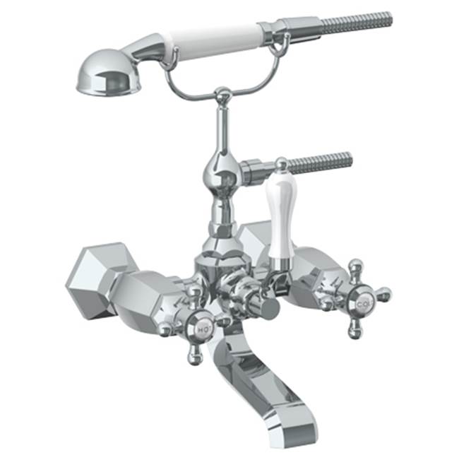 Watermark 312-5.2-V Gramercy Wall Mounted Exposed Bath Set With Hand Shower