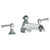 Watermark 312-8-Y2 Gramercy Deck Mounted 3 Hole Bath Set
