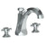 Watermark 312-8.205-V Gramercy Deck Mounted 3 Hole Extended Bath Set
