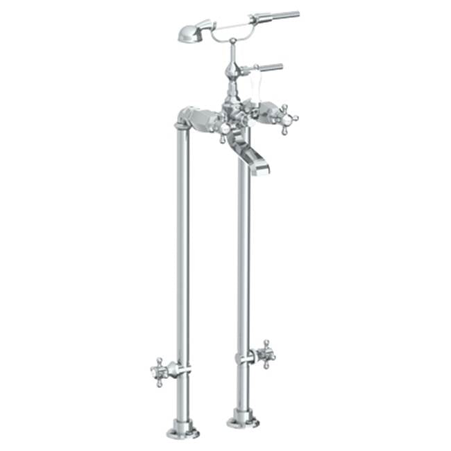 Watermark 312-8.3STP-V Gramercy Floor Standing Bath Set With Hand Shower & Shut-Off Valves
