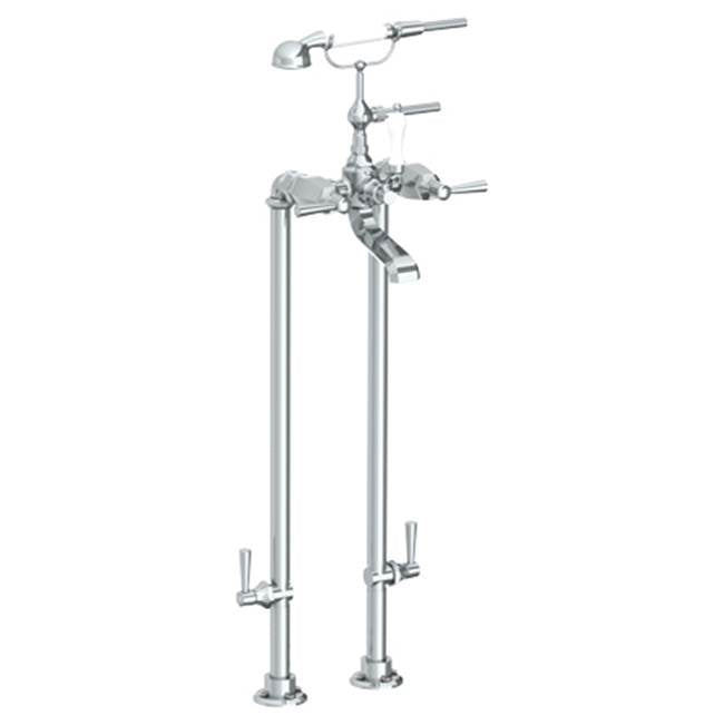 Watermark 312-8.3STP-Y2 Gramercy Floor Standing Bath Set With Hand Shower & Shut-Off Valves - Parent