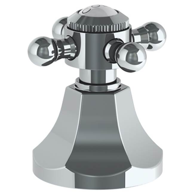 Watermark 312-DTC-X Trim For Deck Mounted Valve. Porcelain Cross Buttons Engraved "Cold" - Parent