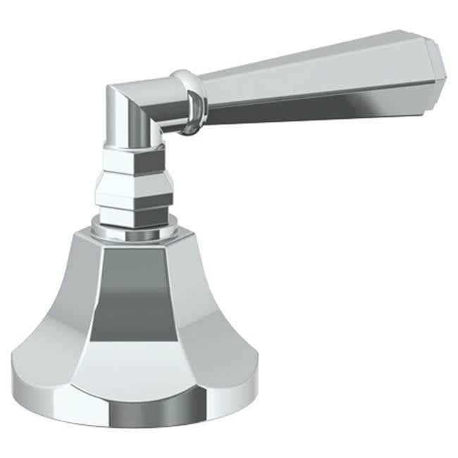 Watermark 312-DTC-Y Trim For Deck Mounted Valve. Porcelain Cross Buttons Engraved "Cold" - Parent