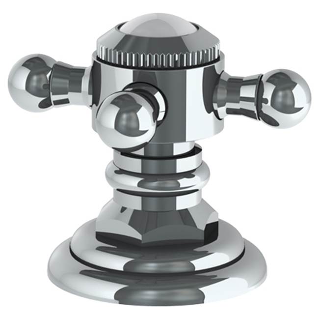 Watermark 312-DTD-V Gramercy Trim For Deck Mounted Valve. Porcelain Cross Buttons Not Engraved