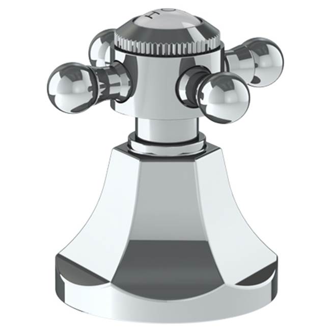 Watermark 312-DTH-X Trim For Deck Mounted Valve. Porcelain Cross Buttons Engraved "Hot" - Parent
