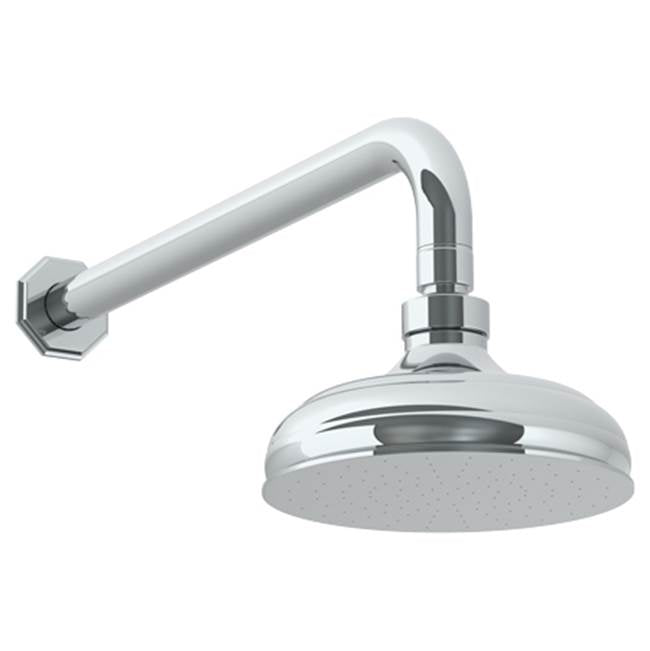 Watermark 312-HAF.1 Gramercy Wall Mounted Showerhead 6"Dia With 14" Arm & Flange