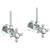 Watermark 312-MAS1-V Gramercy Lavatory Angle Stop Kit -1/2" Compression X 3/8" Od Compression