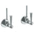 Watermark 312-MAS2-Y2 Gramercy Lavatory Angle Stop Kit -1/2" IPS X 3/8" Od Compression