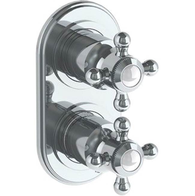 Watermark 312-T25-X Wall Mounted Mini Thermostatic Shower Trim With Built-In Control, 3 1/2" X 6 1/4". - Parent