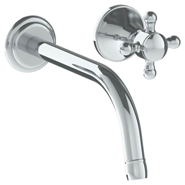 Watermark 313-1.2M-AX York Wall Mounted 2 Hole Lavatory Set With 8 3/8" CTC  Spout - Parent