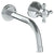 Watermark 313-1.2M-AX York Wall Mounted 2 Hole Lavatory Set With 8 3/8" CTC  Spout
