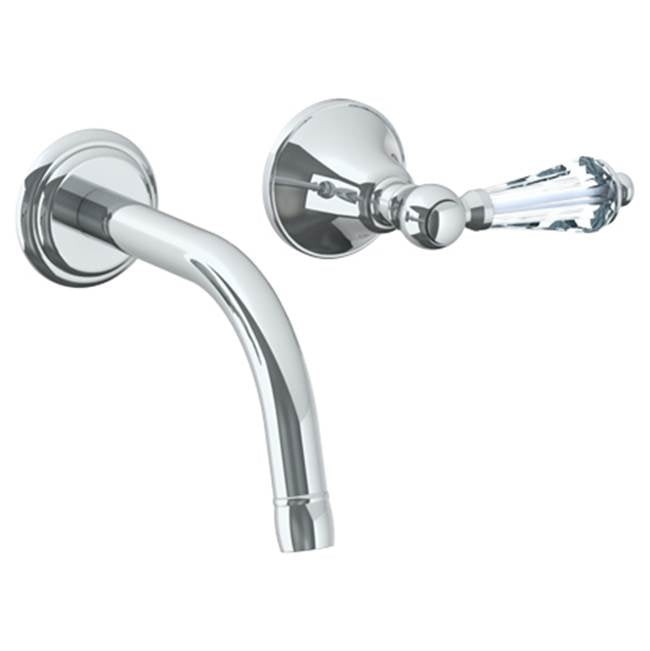 Watermark 313-1.2S-SW York Wall Mounted 2 Hole Lavatory Set With 6 1/2" CTC  Spout