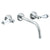 Watermark 313-2.2L-SW York Wall Mounted 3 Hole Lavatory Set With 11" CTC  Spout