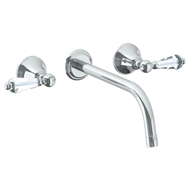 Watermark 313-2.2L-SW York Wall Mounted 3 Hole Lavatory Set With 11" CTC  Spout