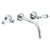 Watermark 313-2.2L-SW York Wall Mounted 3 Hole Lavatory Set With 11" CTC  Spout