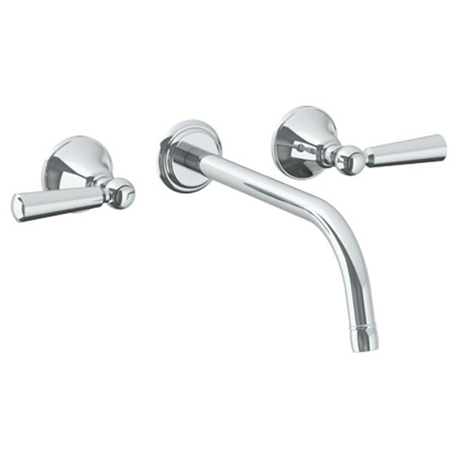 Watermark 313-2.2L-WW York Wall Mounted 3 Hole Lavatory Set With 11" CTC  Spout