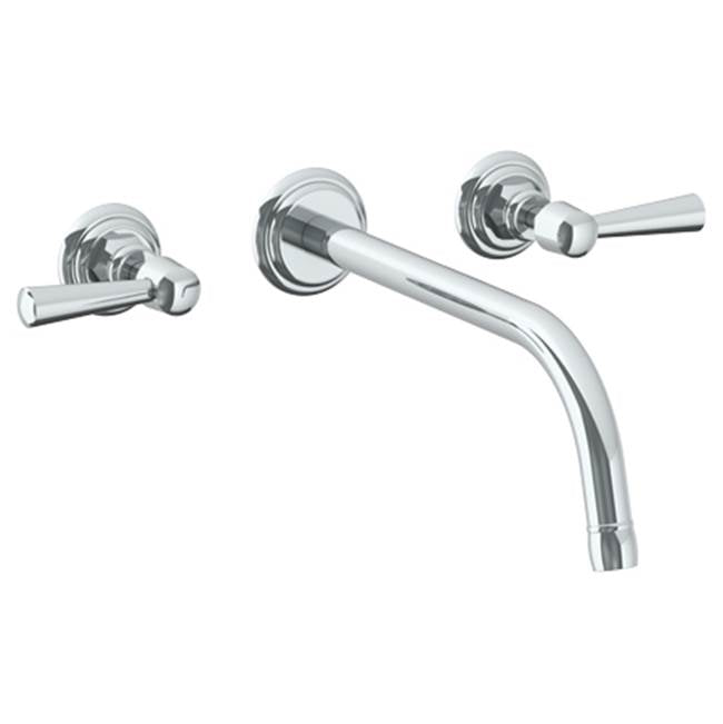 Watermark 313-2.2L-Y2 York Wall Mounted 3 Hole Lavatory Set With 11" CTC  Spout