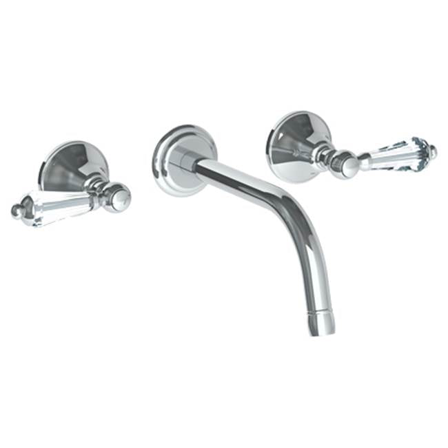 Watermark 313-2.2M-SW York Wall Mounted 3 Hole Lavatory Set With 8 3/8" CTC  Spout