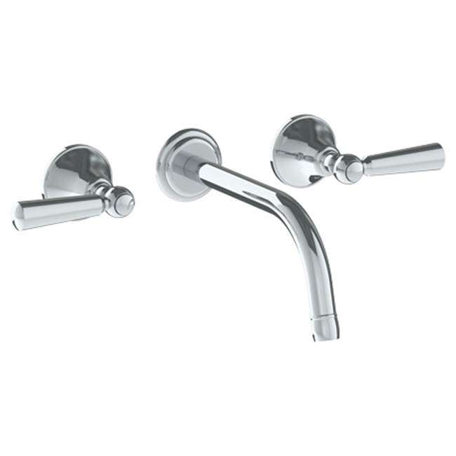 Watermark 313-2.2M-WW York Wall Mounted 3 Hole Lavatory Set With 8 3/8" CTC  Spout