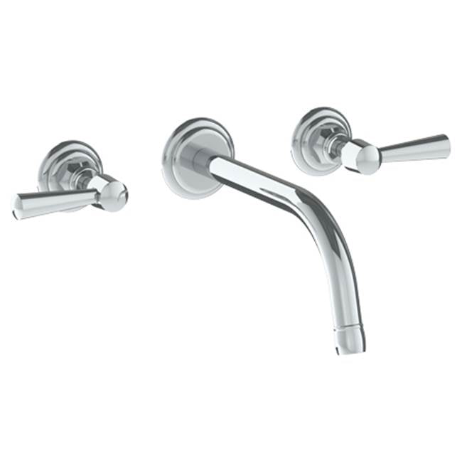 Watermark 313-2.2M-Y2 York Wall Mounted 3 Hole Lavatory Set With 8 3/8" CTC  Spout
