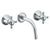 Watermark 313-2.2S-AX York Wall Mounted 3 Hole Lavatory Set With 6 1/2" CTC  Spout