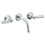 Watermark 313-2.2S-WW York Wall Mounted 3 Hole Lavatory Set With 6 1/2" CTC  Spout