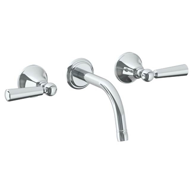 Watermark 313-2.2S-WW York Wall Mounted 3 Hole Lavatory Set With 6 1/2" CTC  Spout
