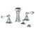 Watermark 313-4-SW York Deck Mounted 4-Hole Bidet