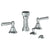 Watermark 313-4-WW York Deck Mounted 4-Hole Bidet