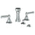 Watermark 313-4-WW York Deck Mounted 4-Hole Bidet
