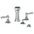 Watermark 313-4-Y2 York Deck Mounted 4-Hole Bidet