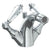 Watermark 313-4.1-SW York Deck Mounted Monoblock Bidet Mixer