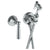 Watermark 313-4.4-WW York Wall Mounted Bidet Spray Set & Progressive Mixer With 49" Hose
