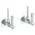 Watermark 313-MAS1-Y2 York Lavatory Angle Stop Kit -1/2" Compression X 3/8" Od Compression