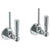 Watermark 313-MAS2-WW York Lavatory Angle Stop Kit -1/2" IPS X 3/8" Od Compression