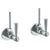 Watermark 313-MAS2-Y2 York Lavatory Angle Stop Kit -1/2" IPS X 3/8" Od Compression