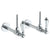 Watermark 313-MAS3-SW York Lavatory Angle Stop Kit -1/2" Sweat X 3/8" Od Compression