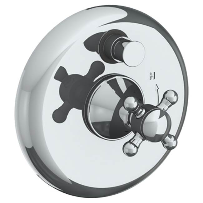 Watermark 313-P90-AX York Wall Mounted Pressure Balance Shower Trim With Diverter 7" Diameter - Parent