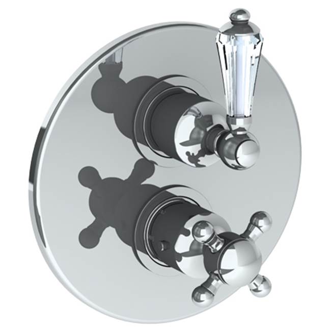 Watermark 313-T20-SW York Wall Mounted Thermostatic Shower Trim With Built-In Control 7-1/2"