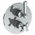 Watermark 313-T20-WW York Wall Mounted Thermostatic Shower Trim With Built-In Control 7-1/2"