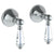 Watermark 313-WTR2-SW York Wall Mounted 2-Valve Shower Trim