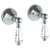 Watermark 313-WTR2-SW York Wall Mounted 2-Valve Shower Trim