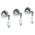 Watermark 313-WTR3-SW York Wall Mounted 3-Valve Shower Trim