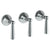Watermark 313-WTR3-WW York Wall Mounted 3-Valve Shower Trim