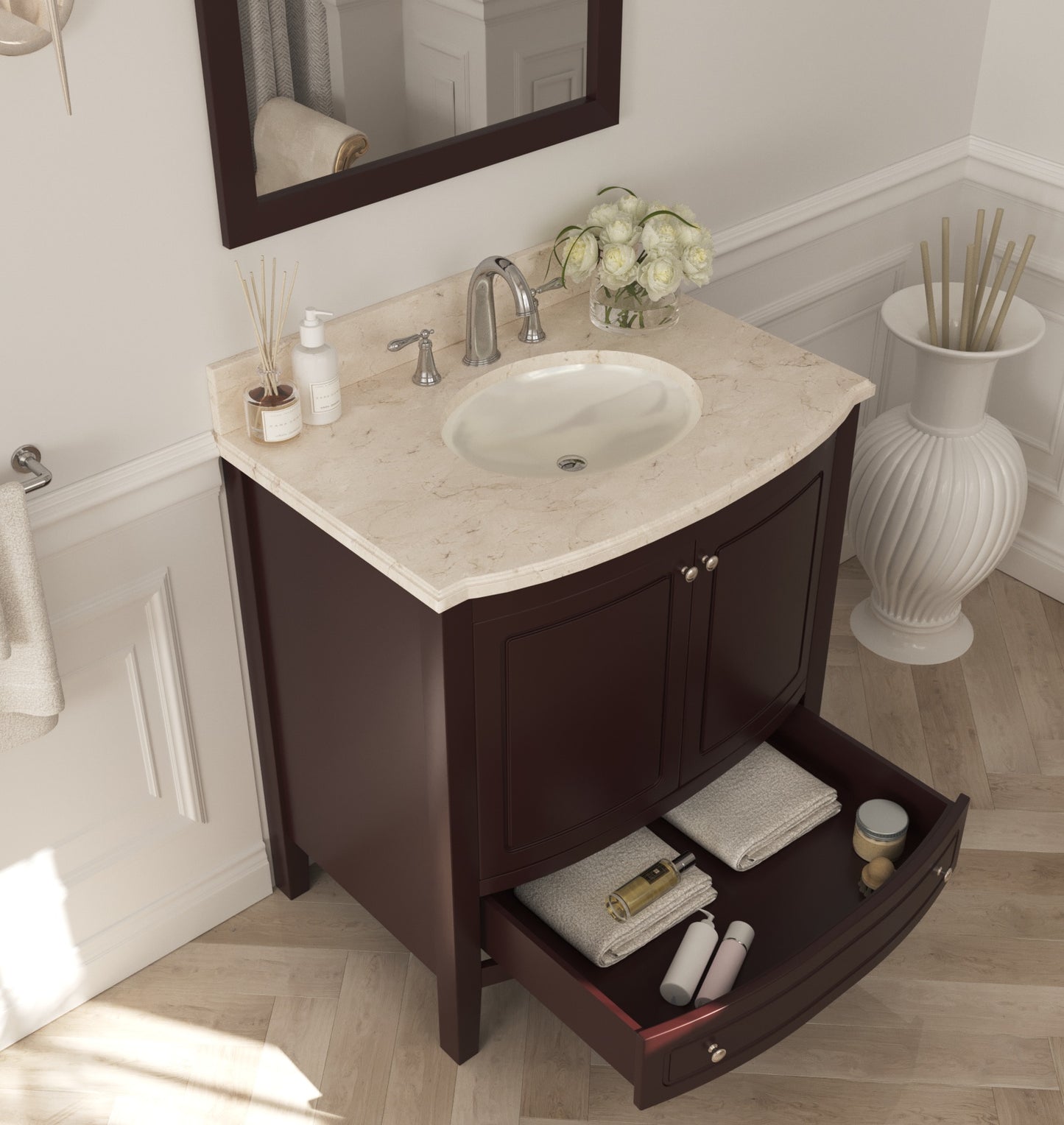 Laviva 3130709-32 Estella 32" Bathroom Vanity with Countertop